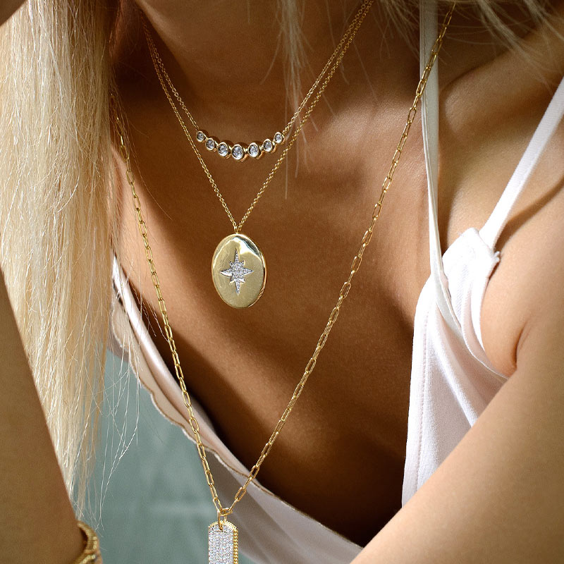 Diamond Gold Handbag Necklace – Burnell's Fine Jewelry